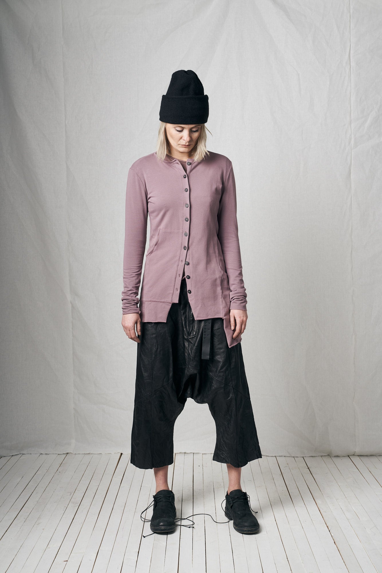 A-Shaped Cardigan_Cotton Sweat