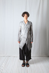 Asymmetric Penguin Coat_Linen