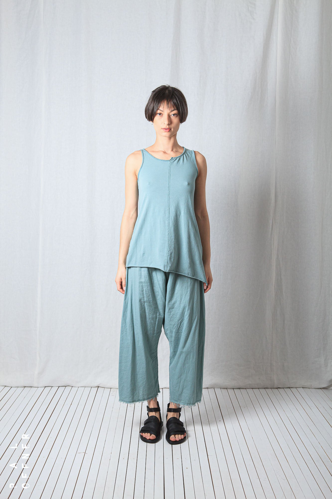 Asymmetric Tank-Top_Cotton Jersey