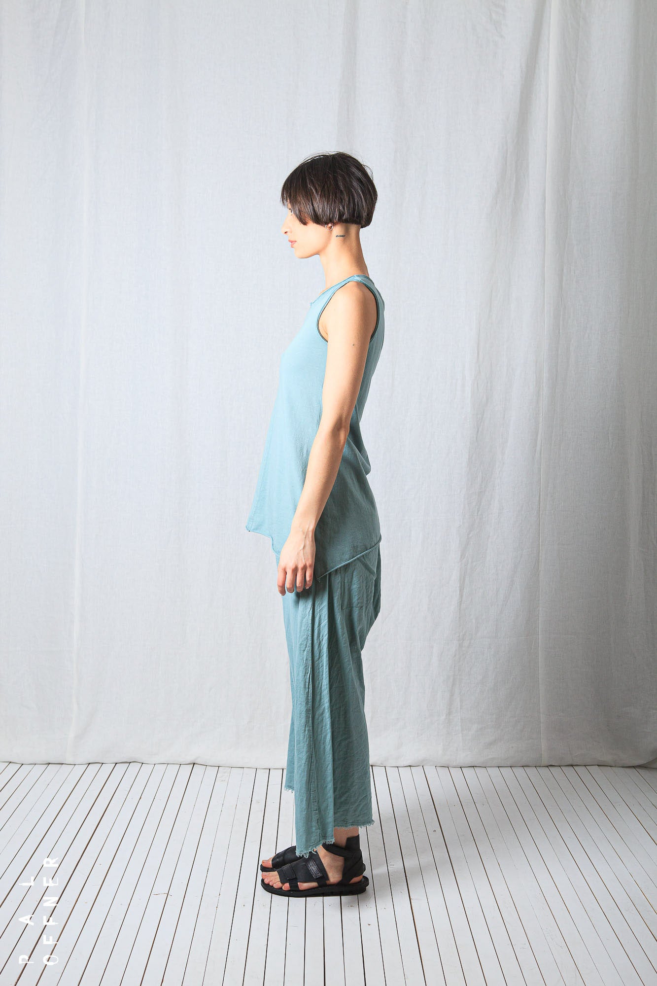 Asymmetric Tank-Top_Cotton Jersey