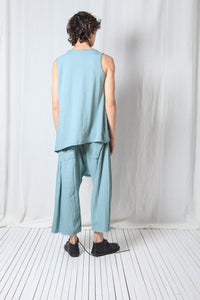 Asymmetric Tank-Top_Cotton Jersey