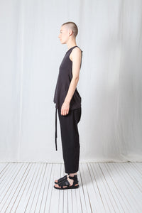 Asymmetric Tank-Top_Cotton Jersey