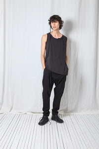 Asymmetric Tank-Top_Cotton Jersey