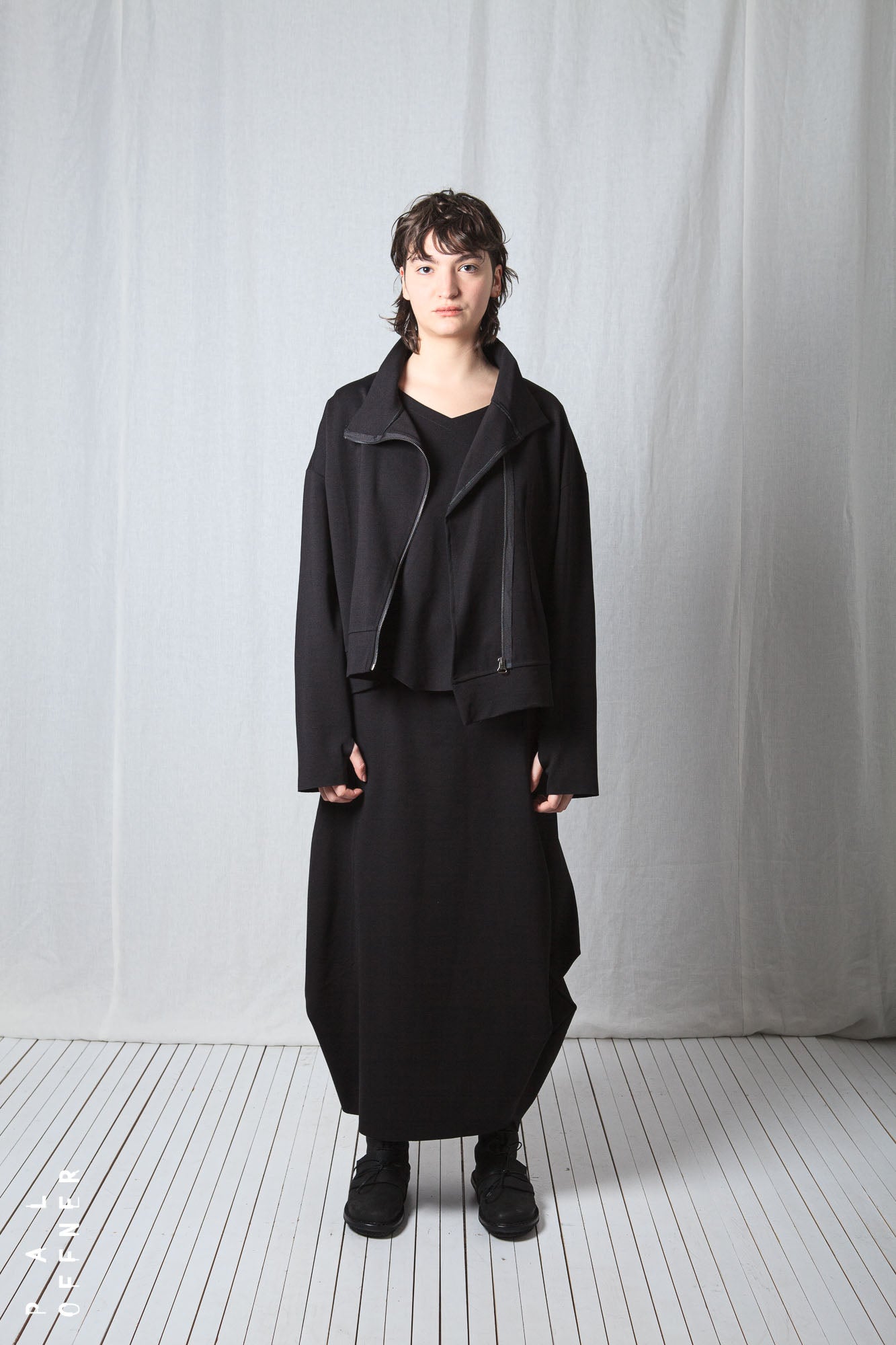 Balloon Skirt_Luxury Bi-Stretch Tricot