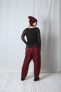 Balloon Trousers_Super Denim Stretch