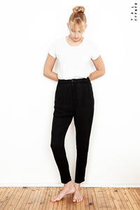 Bit Low Trousers_Crepe Georgette