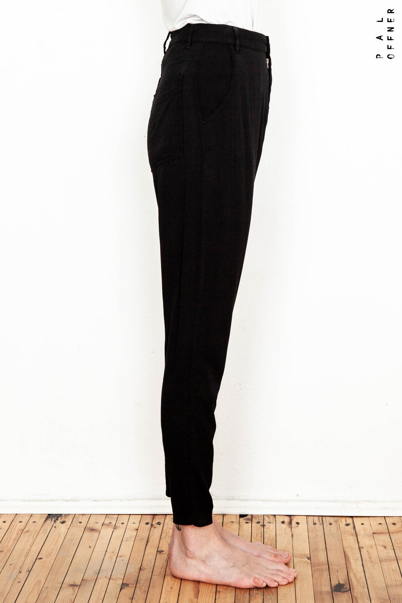 Bit Low Trousers_Crepe Georgette