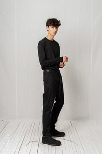 Bit Low Trousers_Denim Stretch