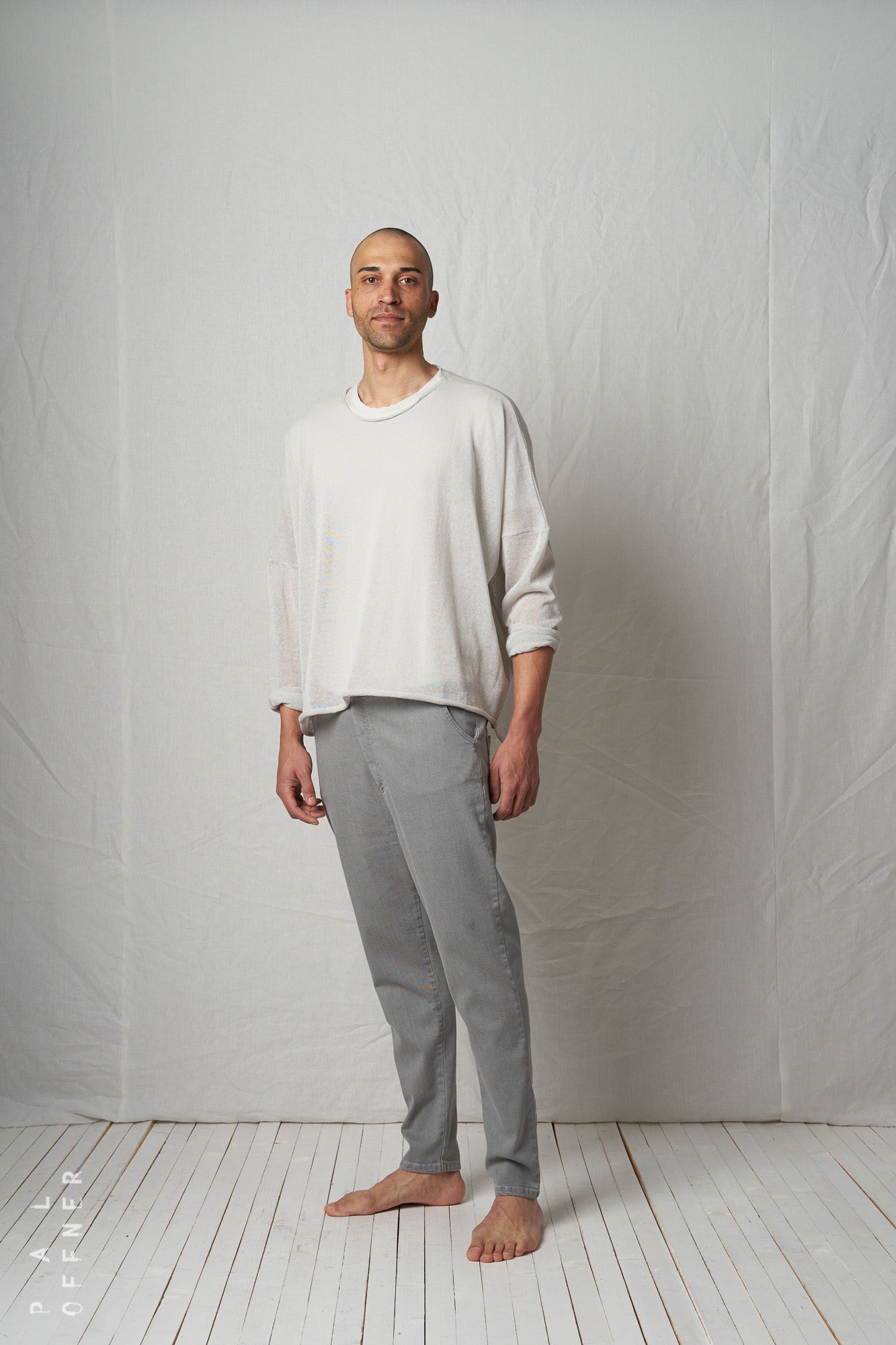 Bit Low Trousers_Light Denim Stretch