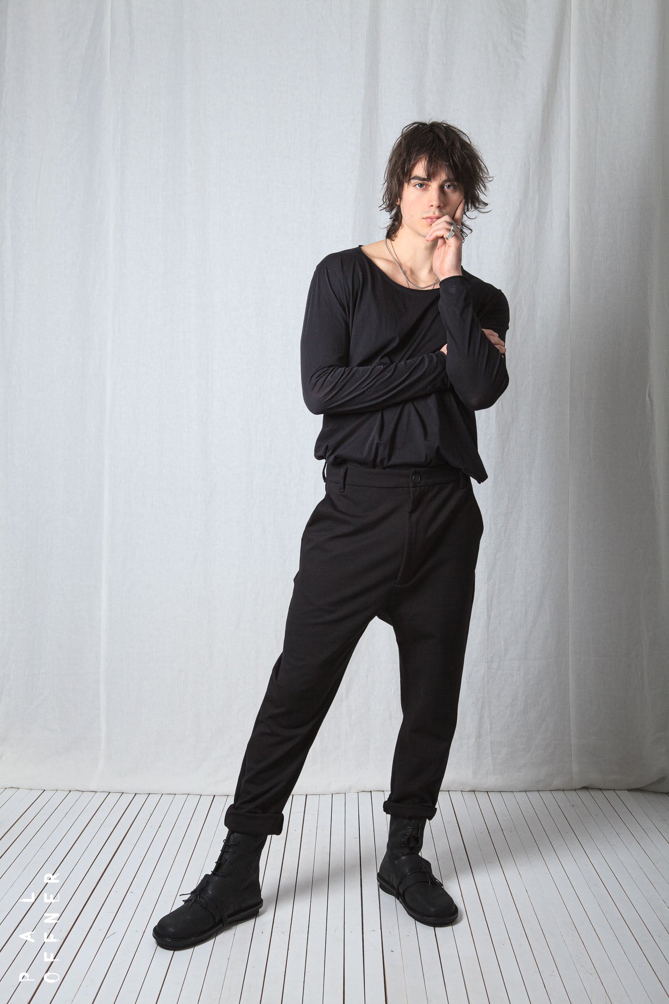 Bit Low Trousers_Luxury Bi-Stretch Tricot