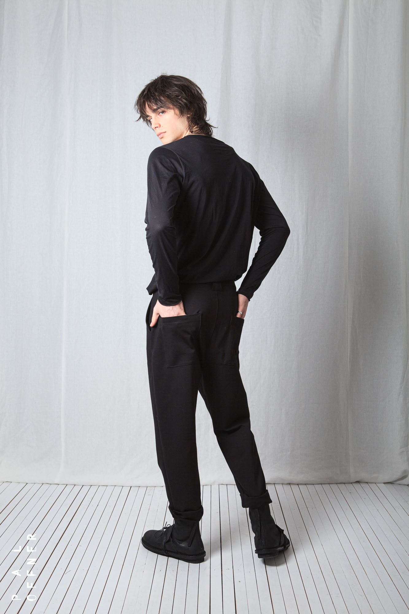 Bit Low Trousers_Luxury Bi-Stretch Tricot