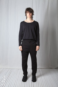 Bit Low Trousers_Luxury Bi-Stretch Tricot