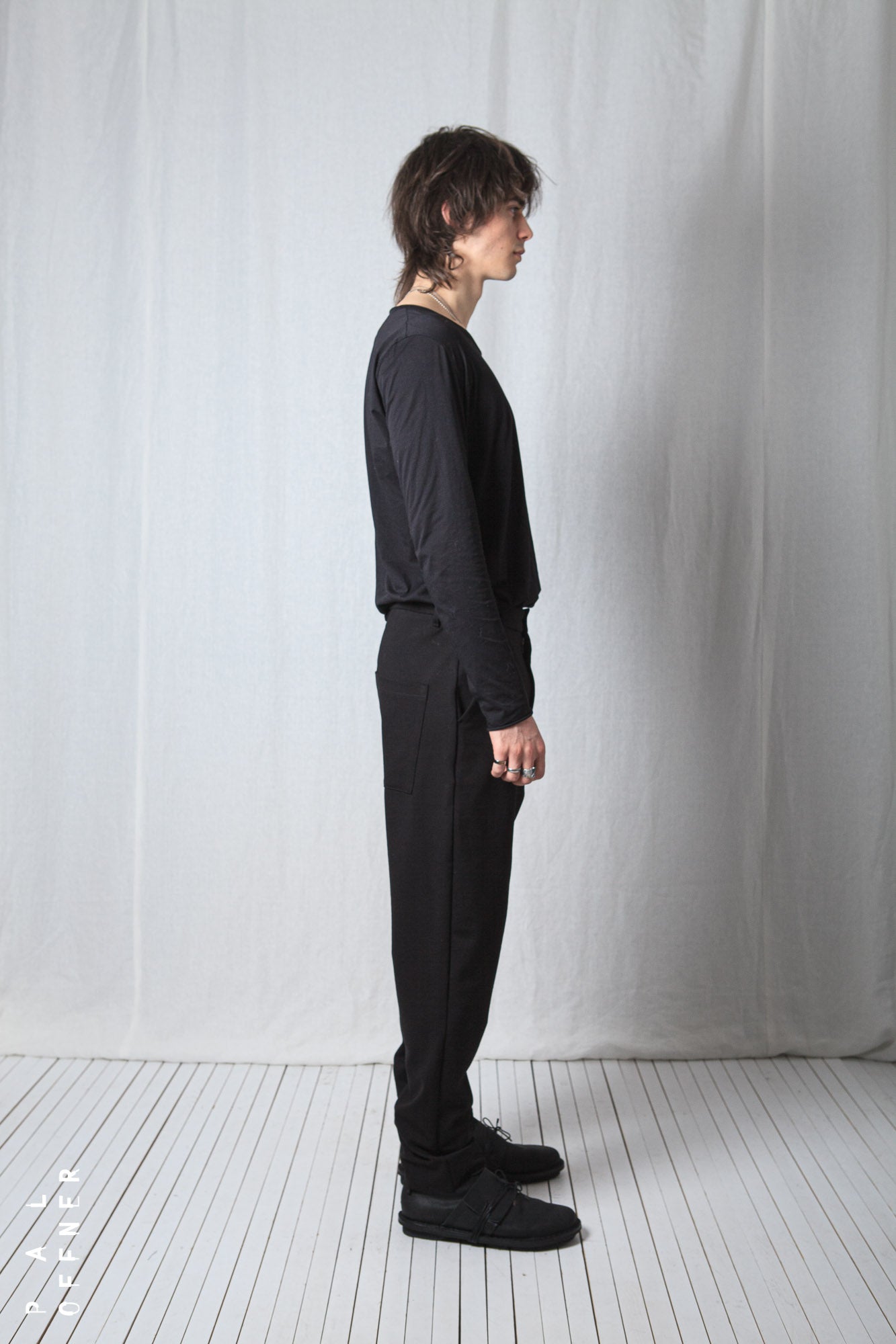 Bit Low Trousers_Luxury Bi-Stretch Tricot