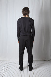 Bit Low Trousers_Luxury Bi-Stretch Tricot