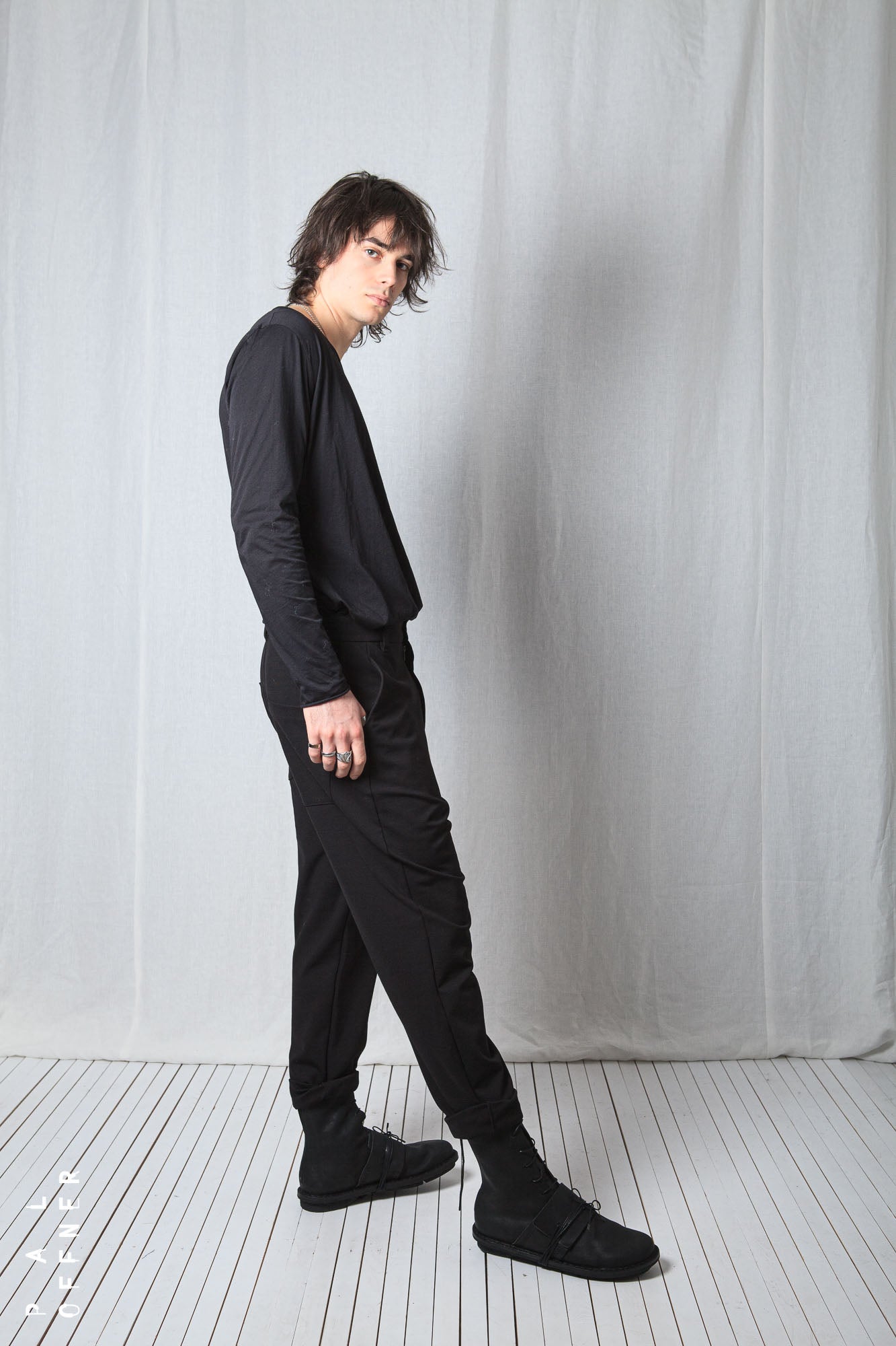 Bit Low Trousers_Luxury Bi-Stretch Tricot