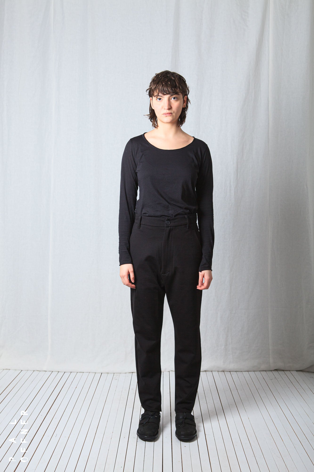 Bit Low Trousers_Luxury Bi-Stretch Tricot