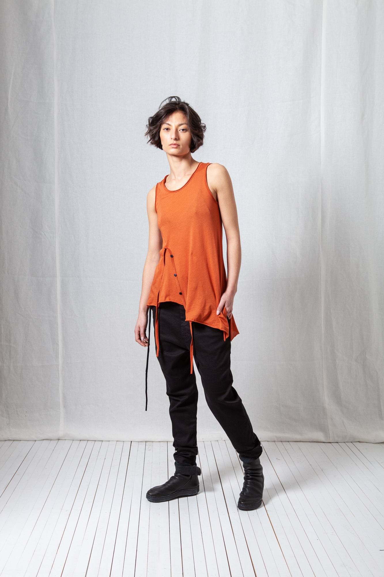 Button Panel Top_Organic Cotton Jersey