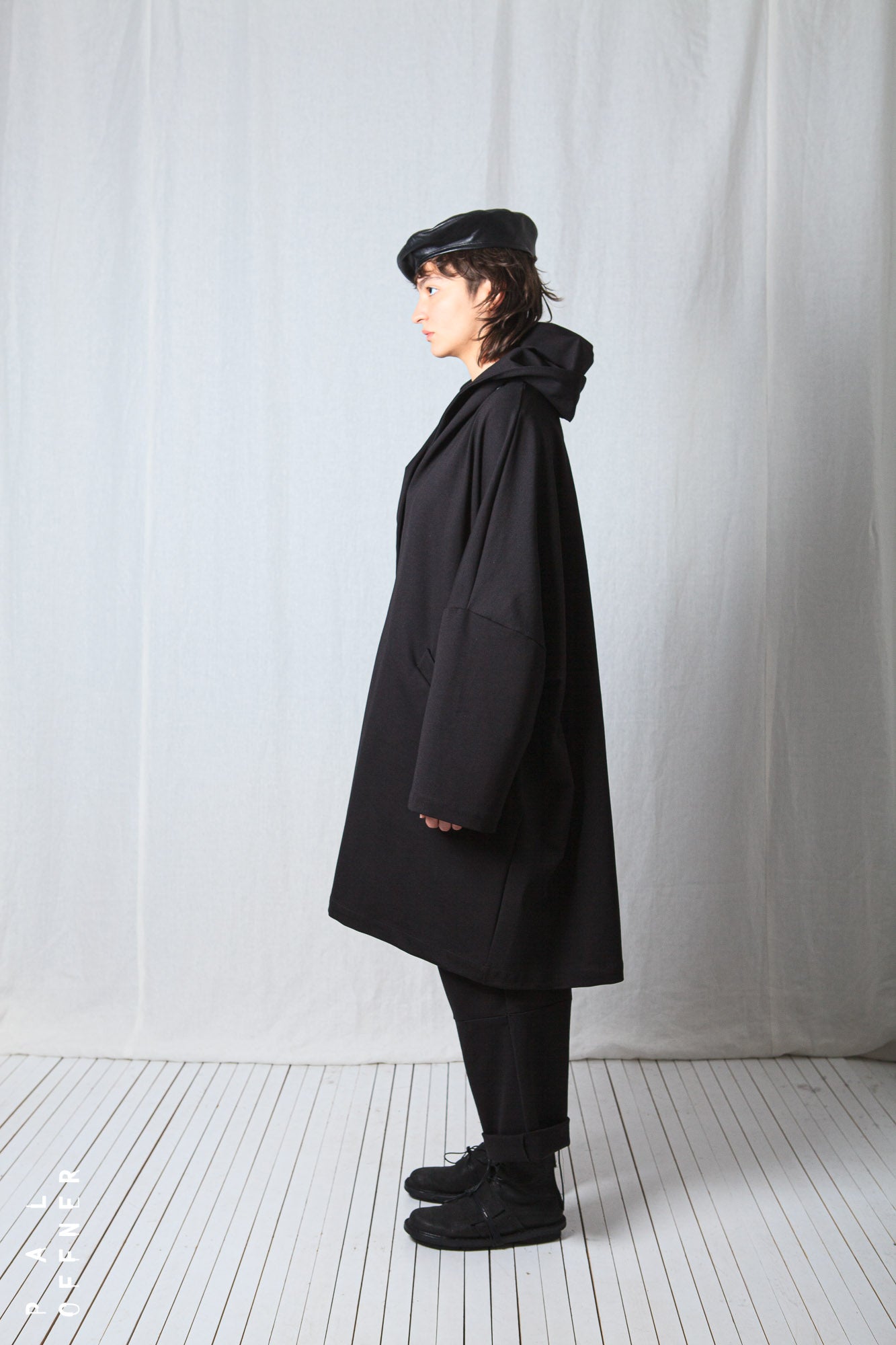 Clean Oversize Coat_Luxury Bi-Stretch Tricot