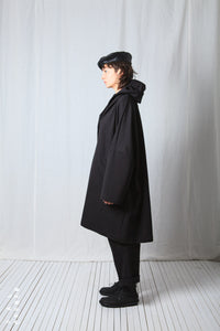 Clean Oversize Coat_Luxury Bi-Stretch Tricot