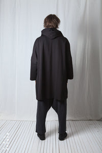 Clean Oversize Coat_Luxury Bi-Stretch Tricot