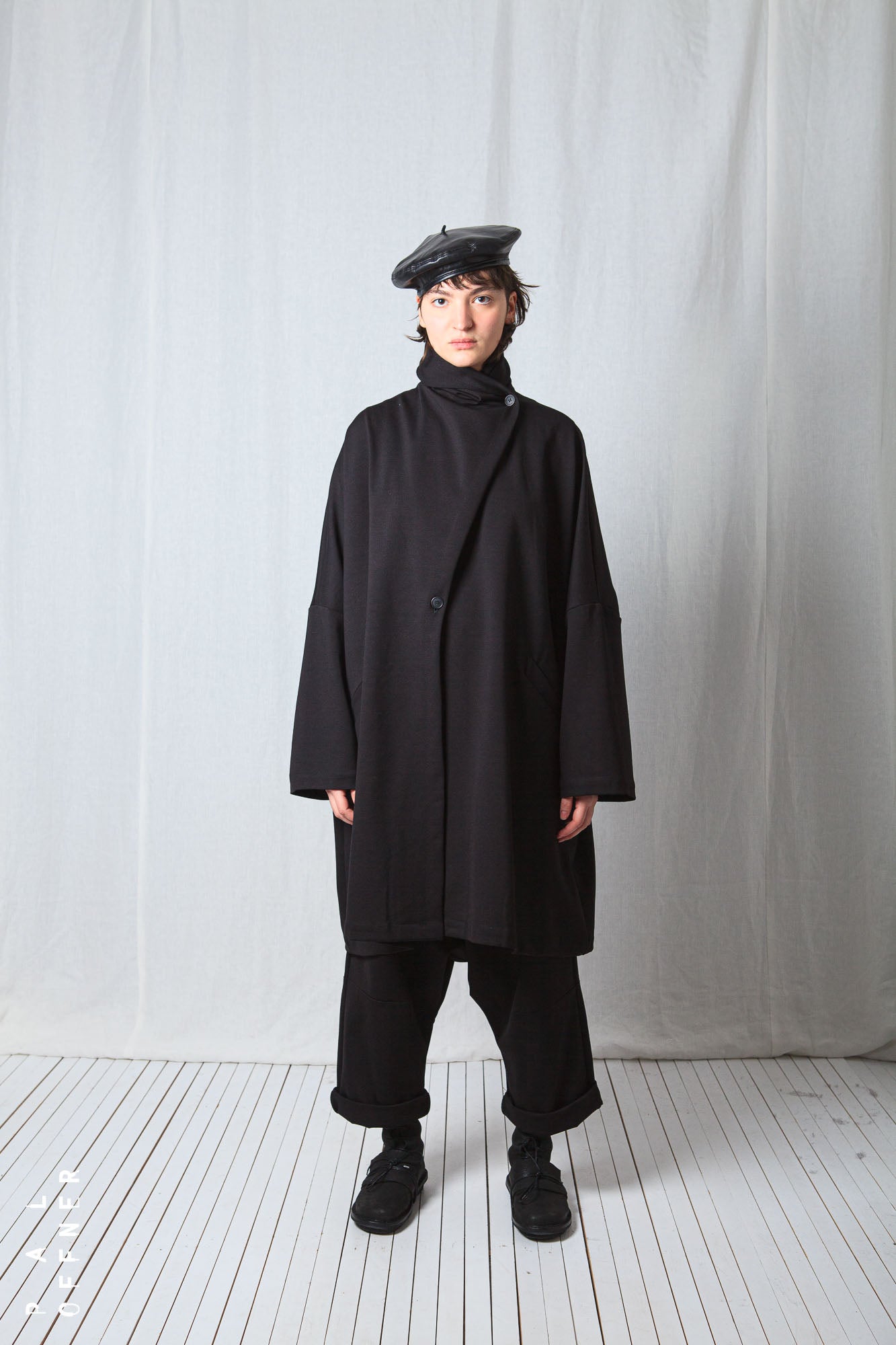 Clean Oversize Coat_Luxury Bi-Stretch Tricot