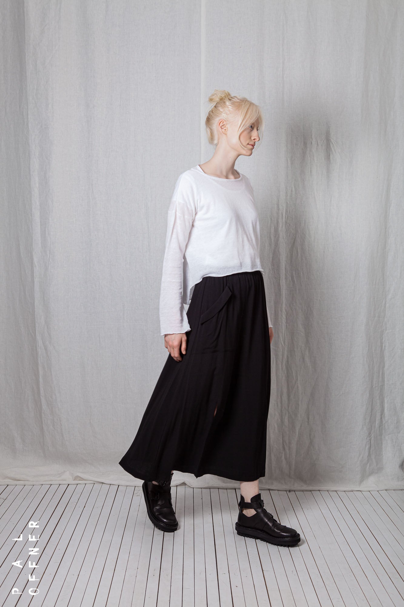 Cropped Pullover_Light Linen Cotton Knit