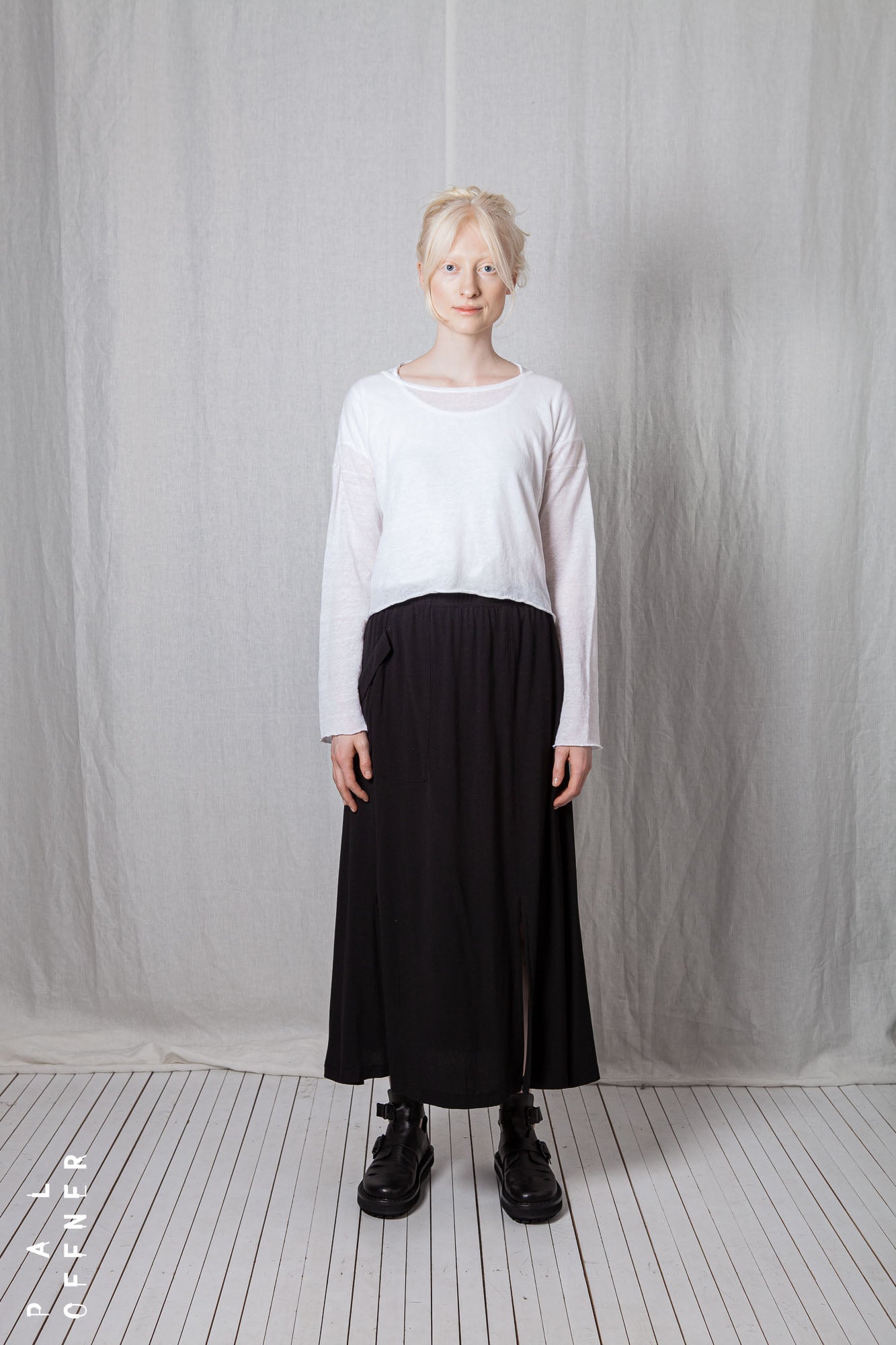 Cropped Pullover_Light Linen Cotton Knit