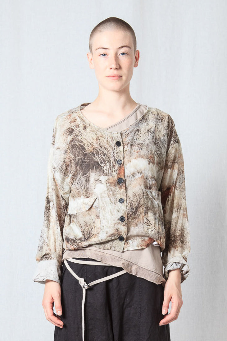 Cropped Shirt_Sheer Cotton Voile