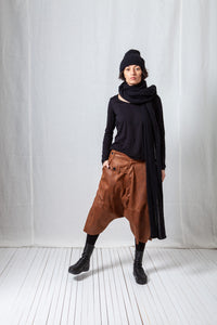 Cropped Trousers_Vegan Leather