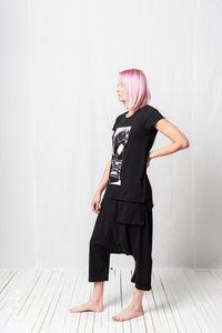 Deconstructed Low Crotch Trousers_Soft Stretch