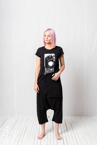 Deconstructed Low Crotch Trousers_Soft Stretch