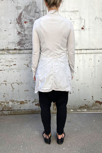 Deconstructed Penguin Coat_Cotton Jersey + Poplin