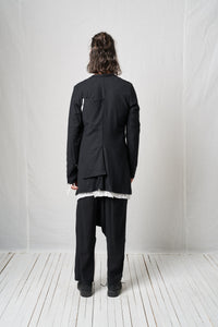 Deconstructed Pinguin Coat_Viscose Wool Mix