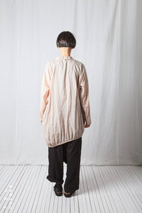 Distorted Oversize Shirt_Sheer Cotton Voile