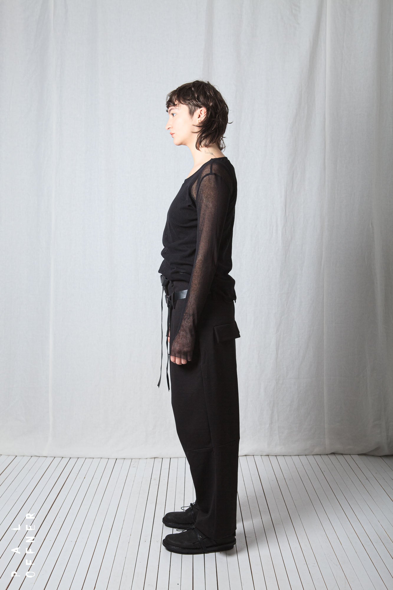 Double Belted Trousers_Luxury Bi-Stretch Tricot