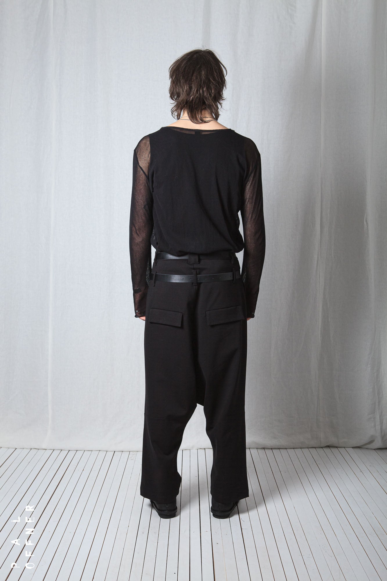 Double Belted Trousers_Luxury Bi-Stretch Tricot