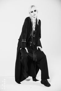 Double Belted Trousers_Luxury Bi-Stretch Tricot