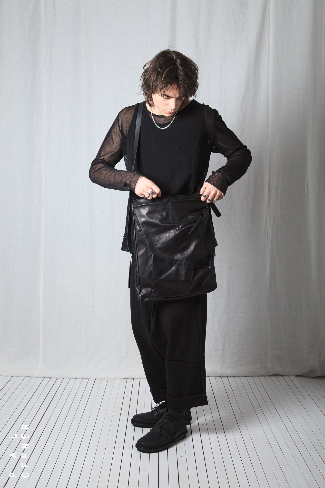 Draped Bag_Leather