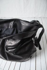 Draped Bag_Leather