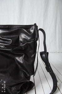 Draped Bag_Leather