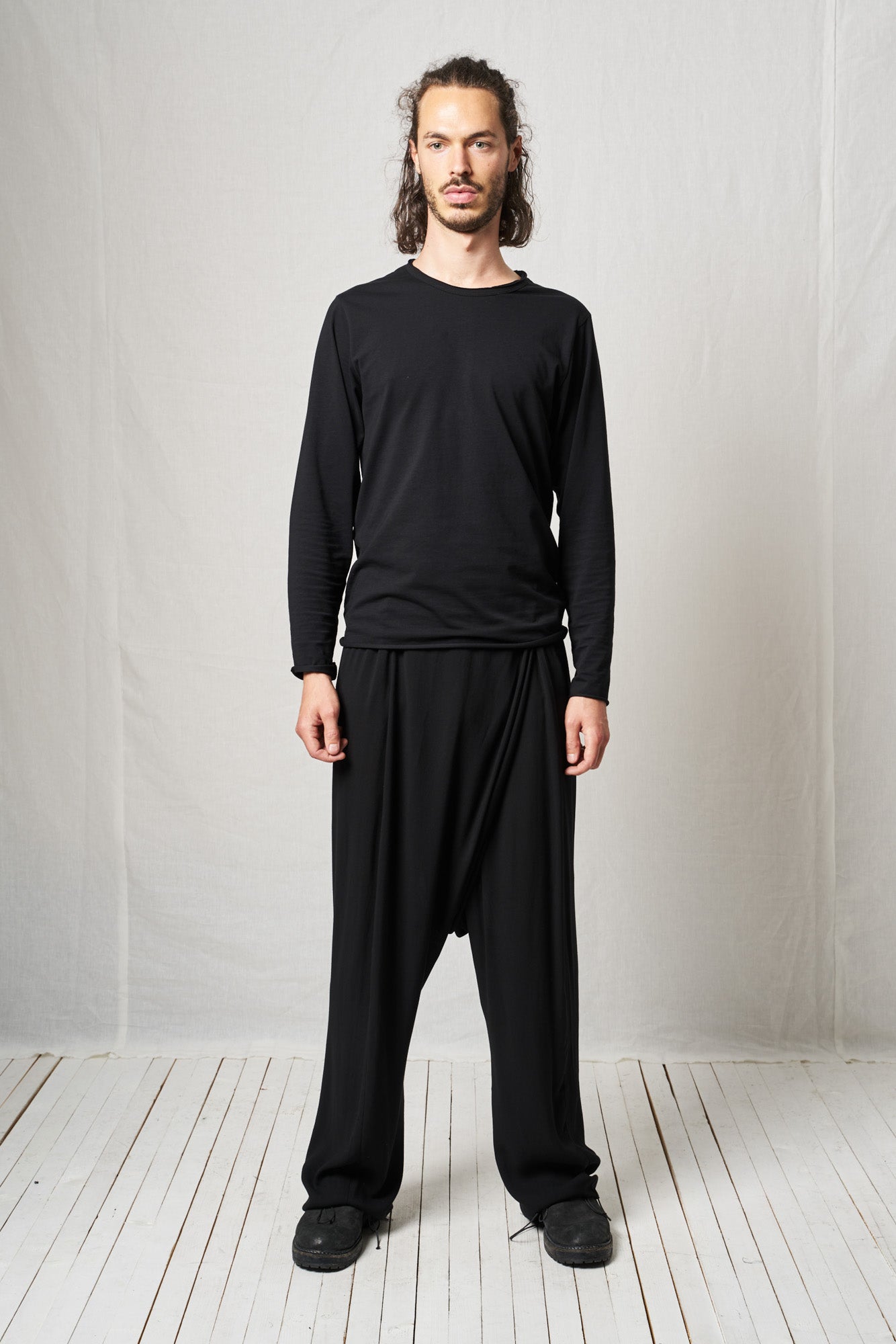 Drop Trousers_Crepe Georgette