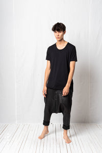 Extreme Low Trousers_Leather