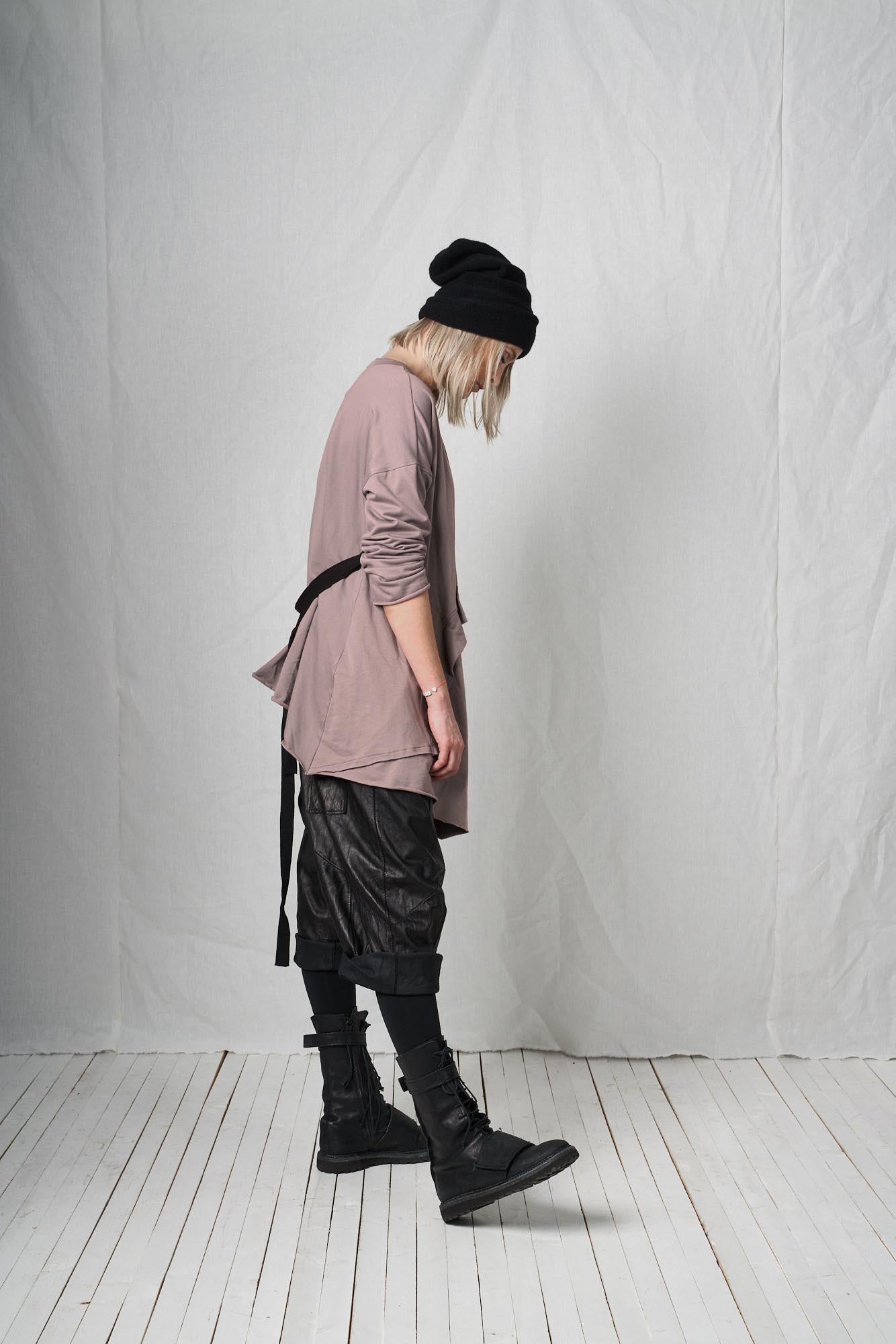 Extreme Low Trousers_Leather