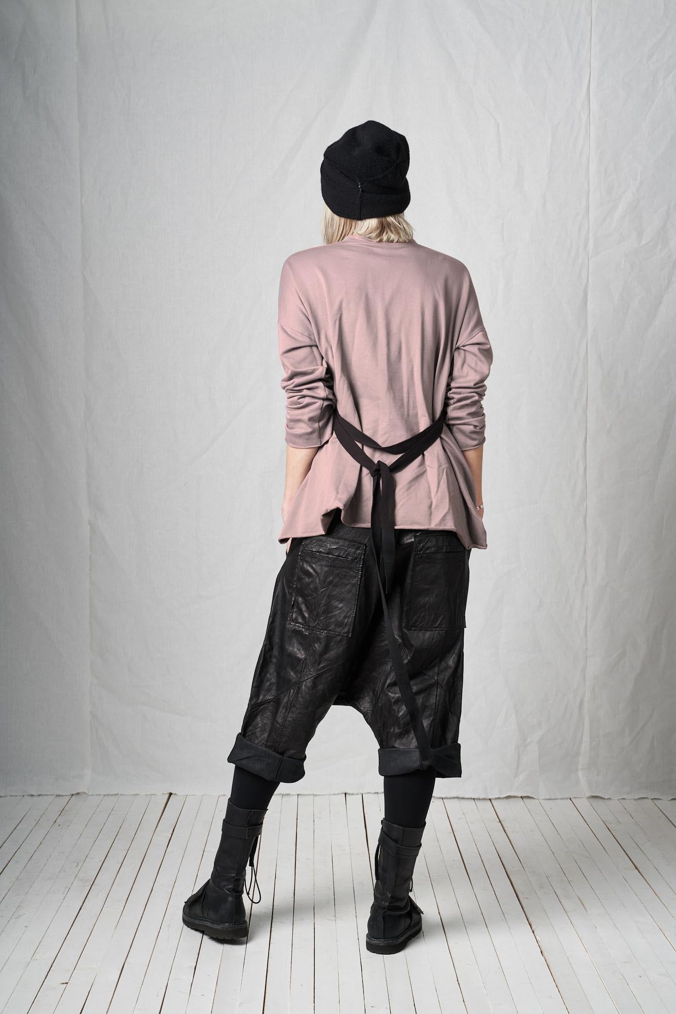 Extreme Low Trousers_Leather