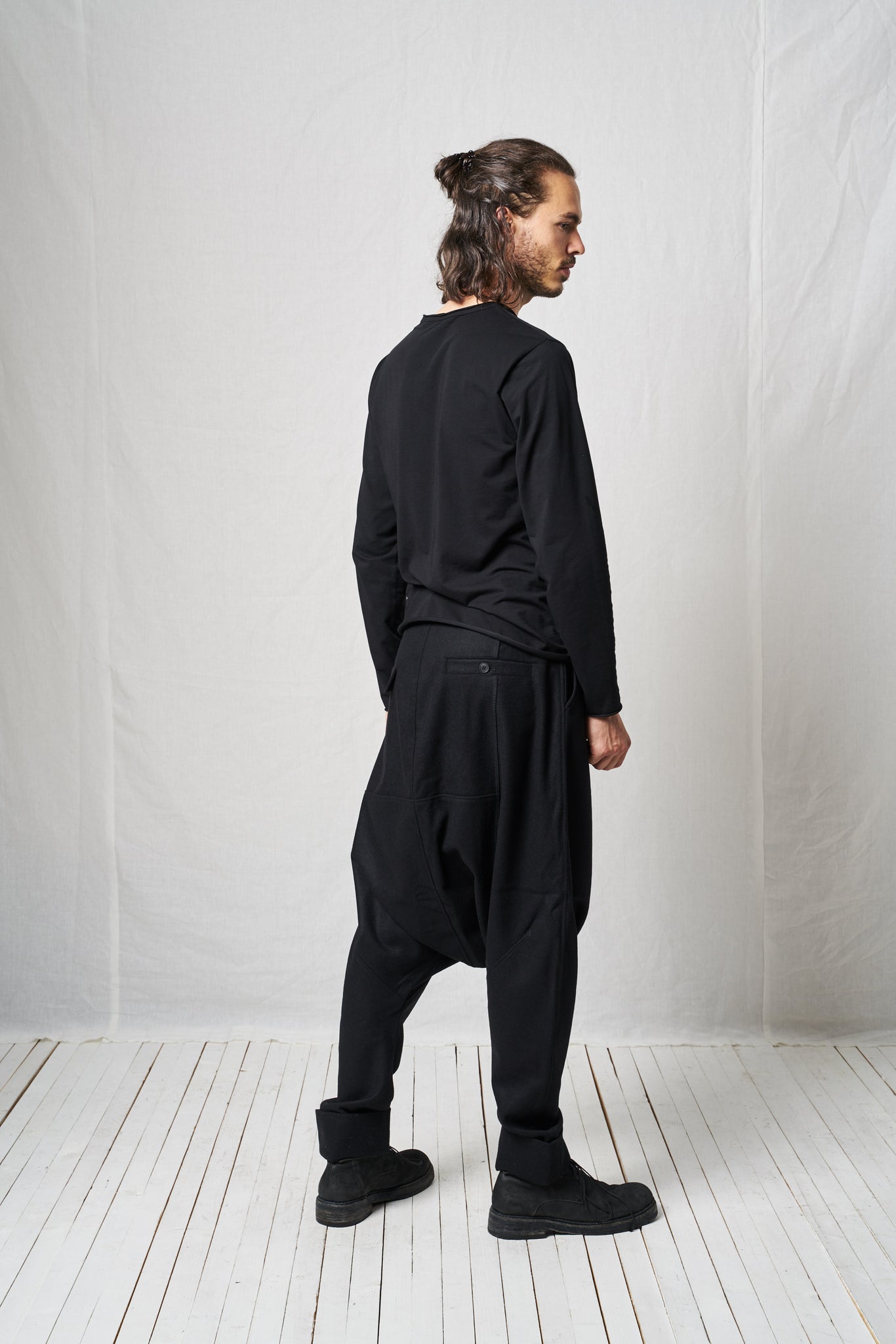 Extreme Low Trousers_Wool Mix