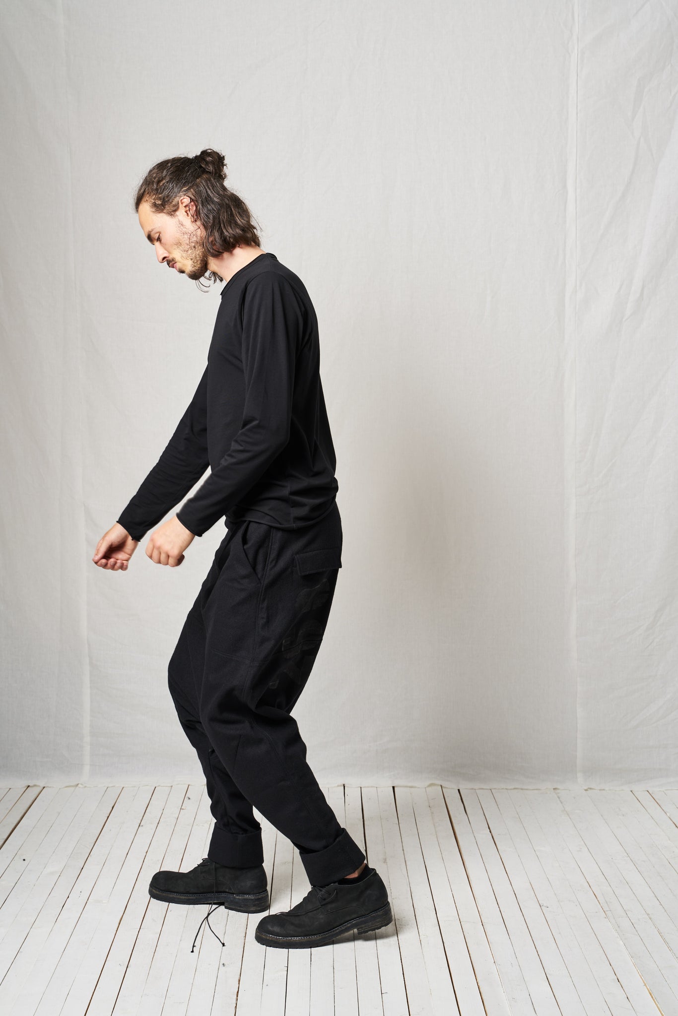 Extreme Low Trousers_Wool Mix