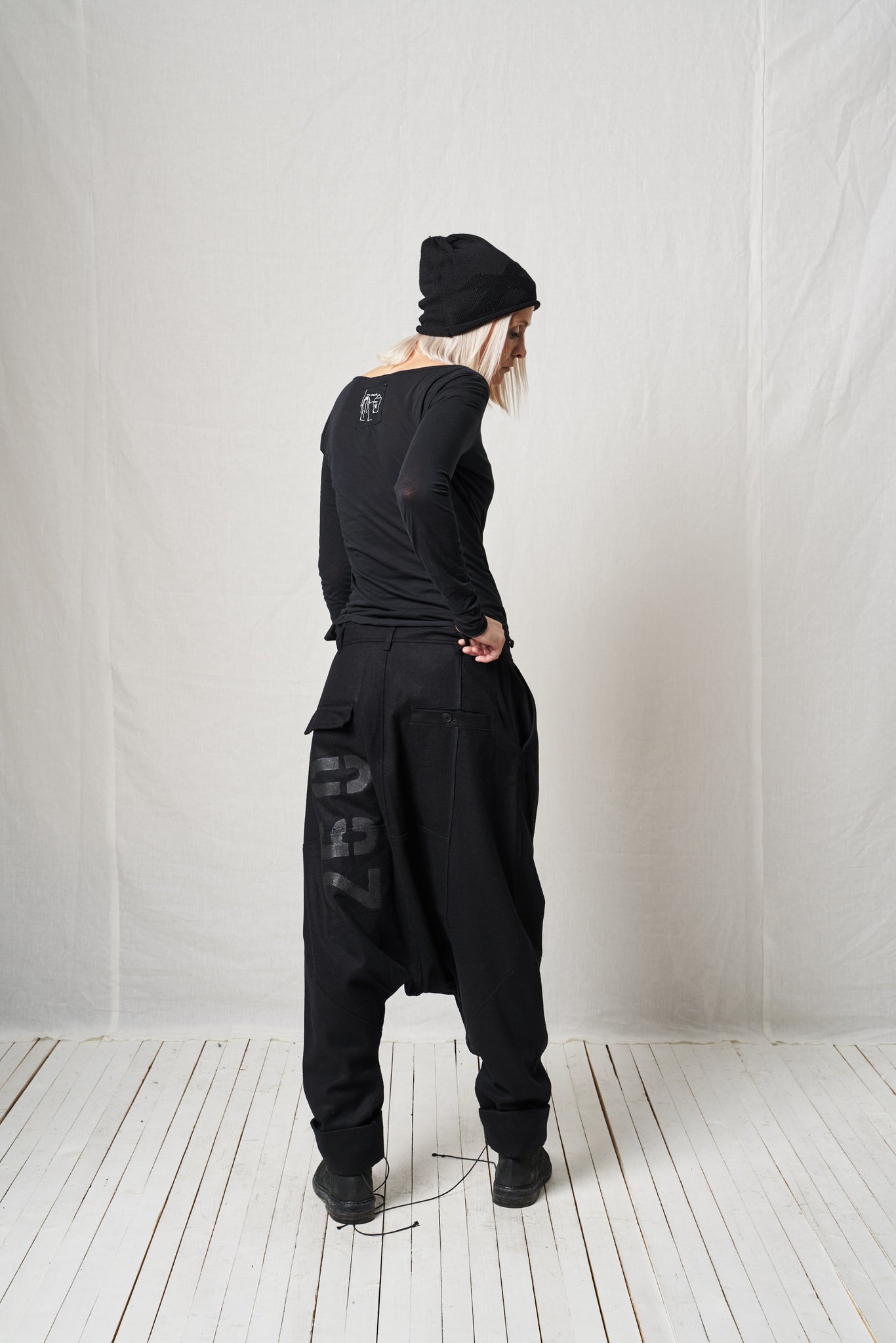 Extreme Low Trousers_Wool Mix