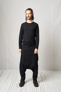 Extreme Low Trousers_Wool Mix