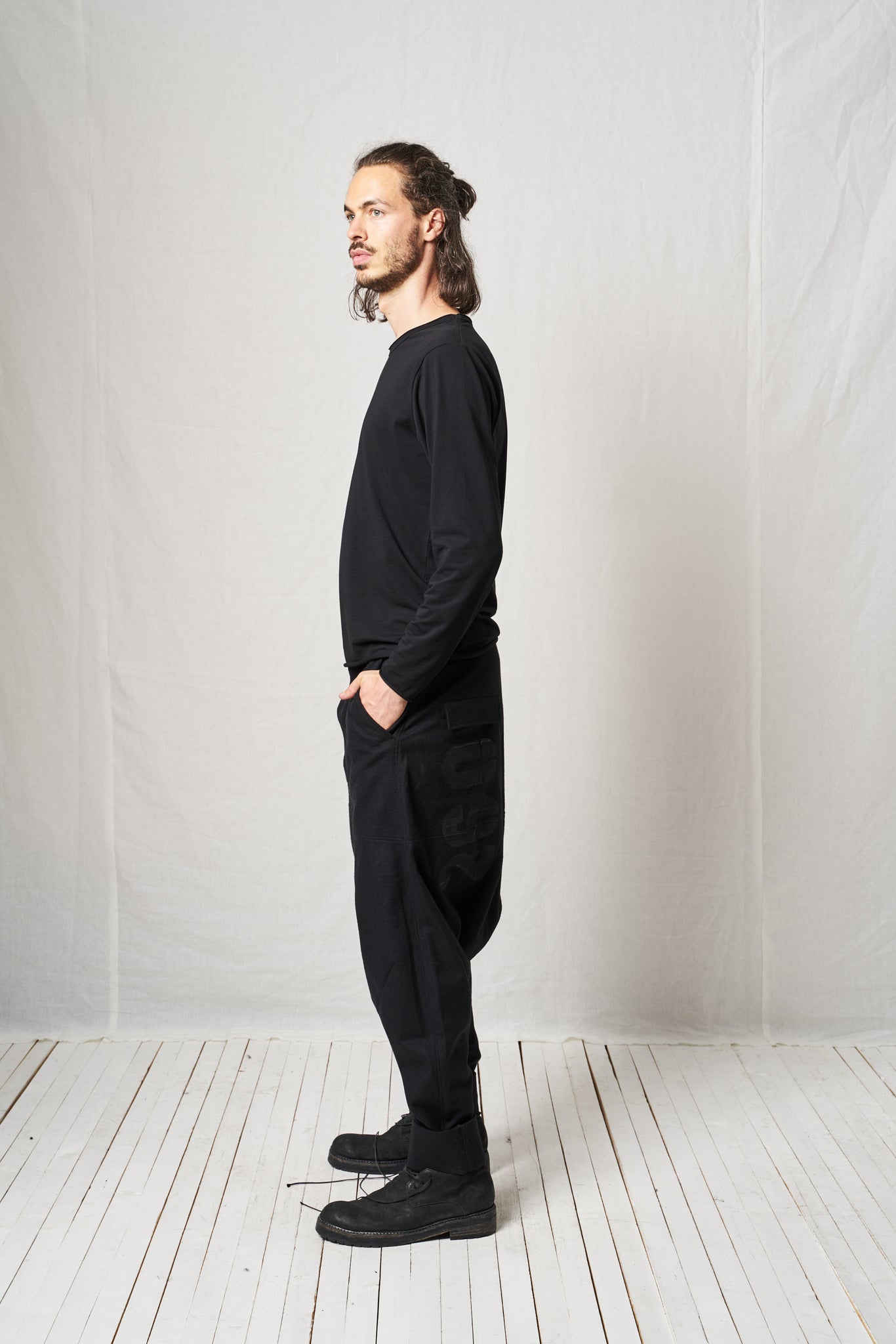 Extreme Low Trousers_Wool Mix