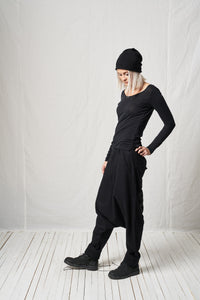 Extreme Low Trousers_Wool Mix